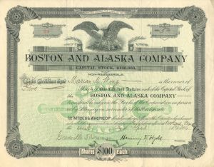 Boston and Alaska Co.